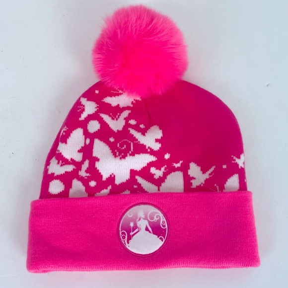 Universal Wicked Glinda The Witch Pink Beanie W/Pom - Picture 1 of 4